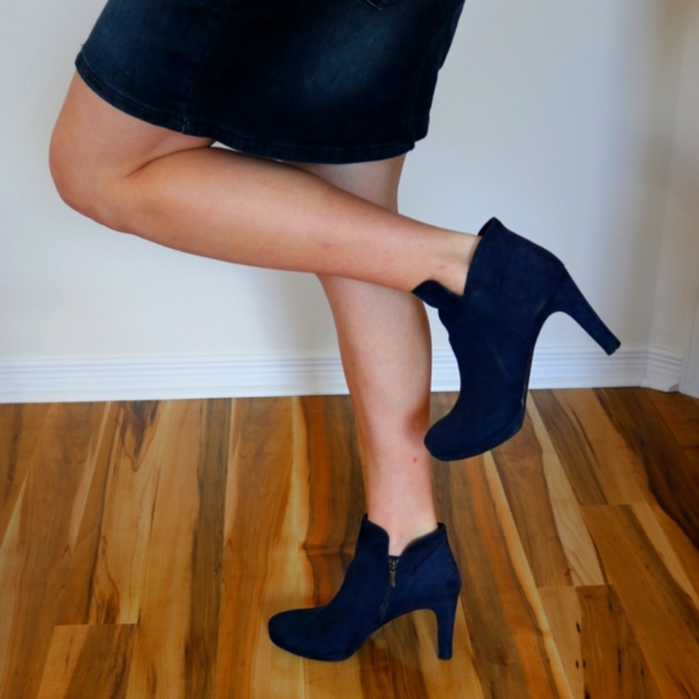 Tamaris booties royal blue size 42